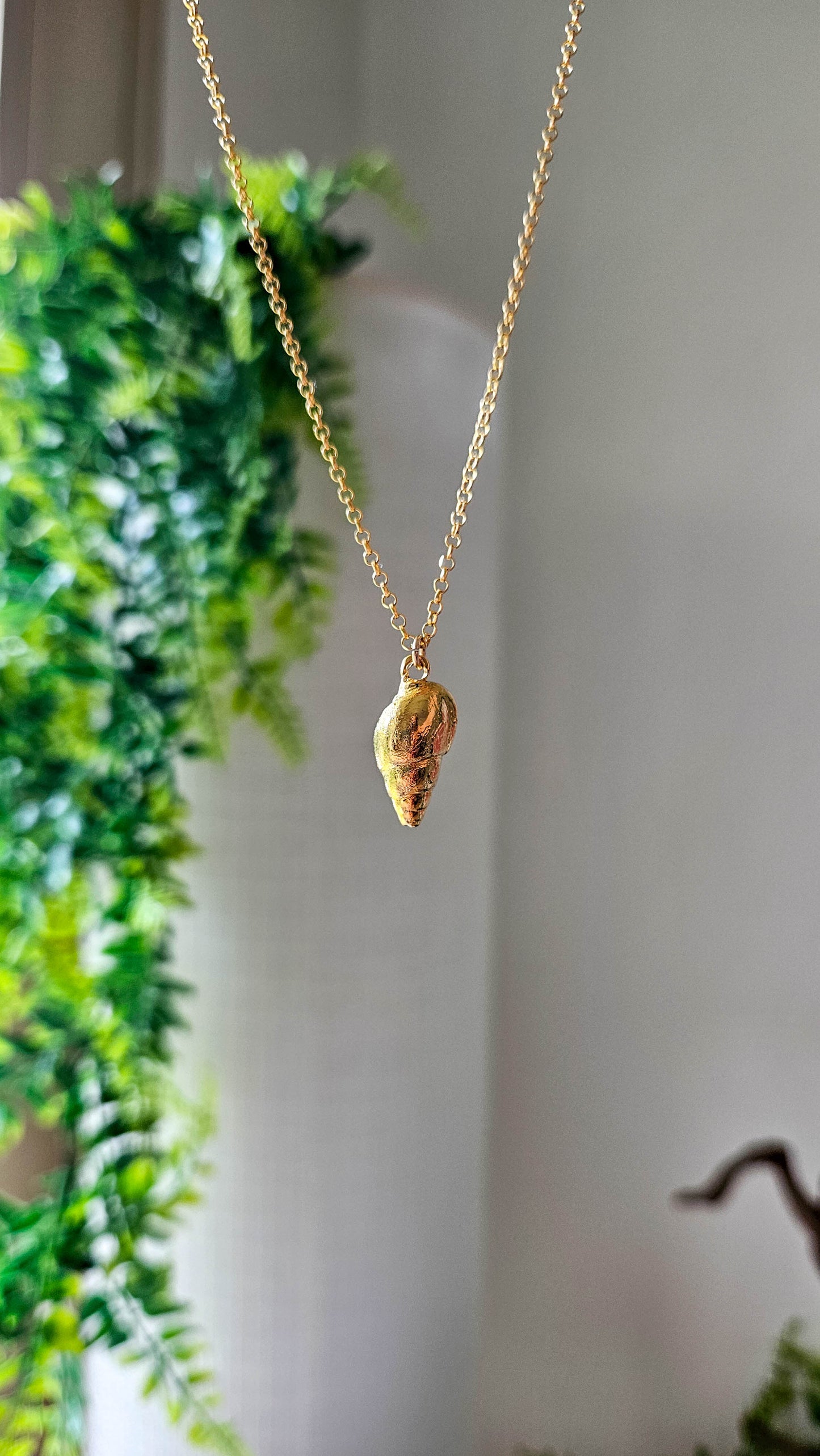 Petits coquillages dorés