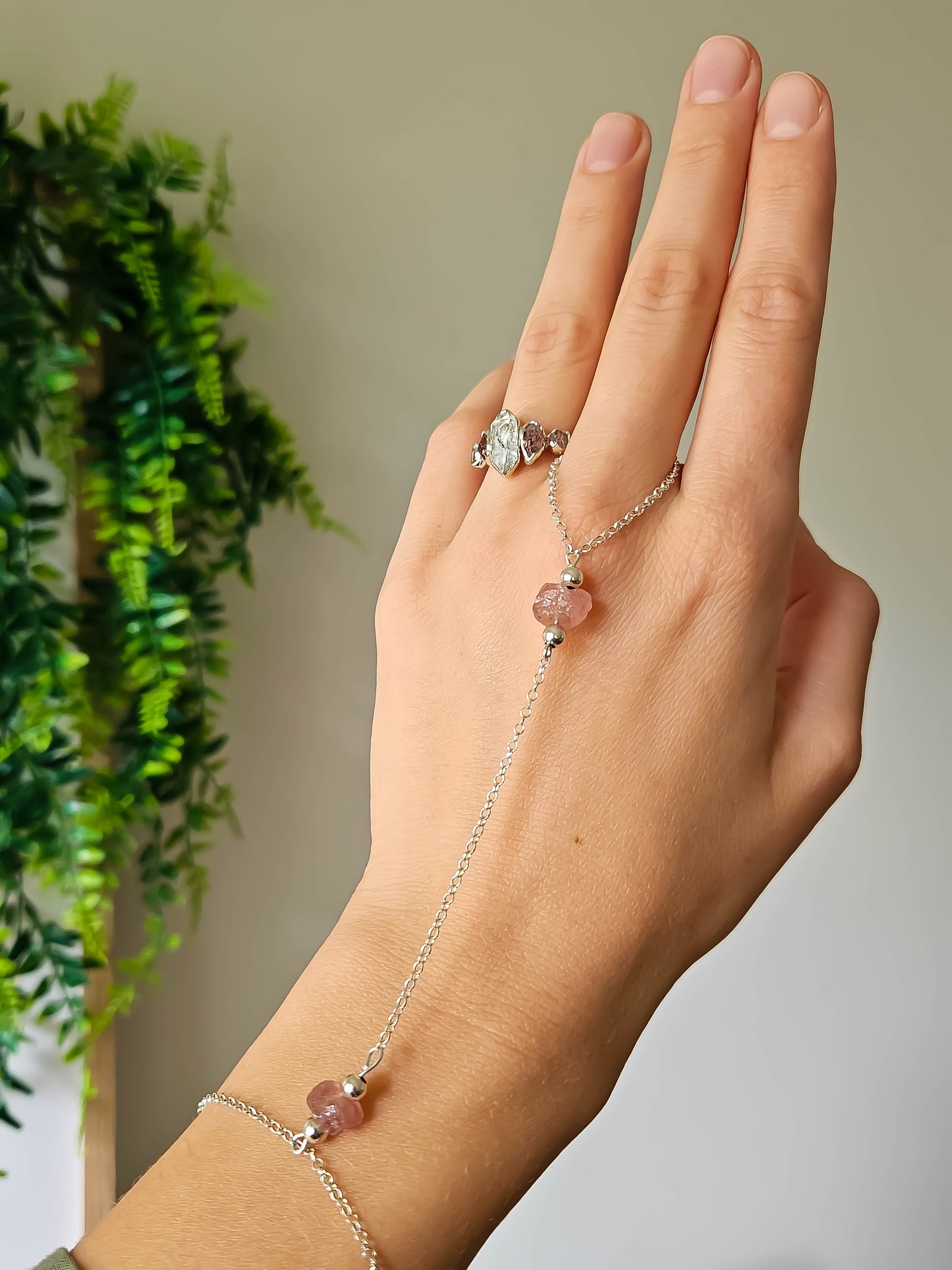 Bijou de main, argent 925