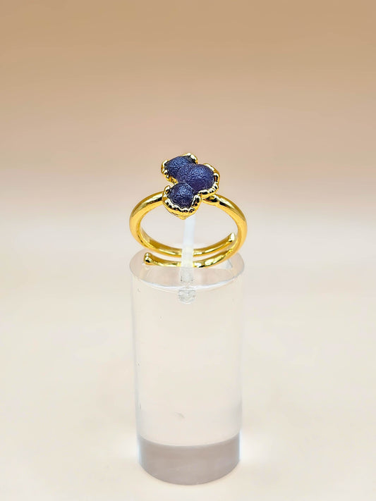 Bague Calcédoine grappe