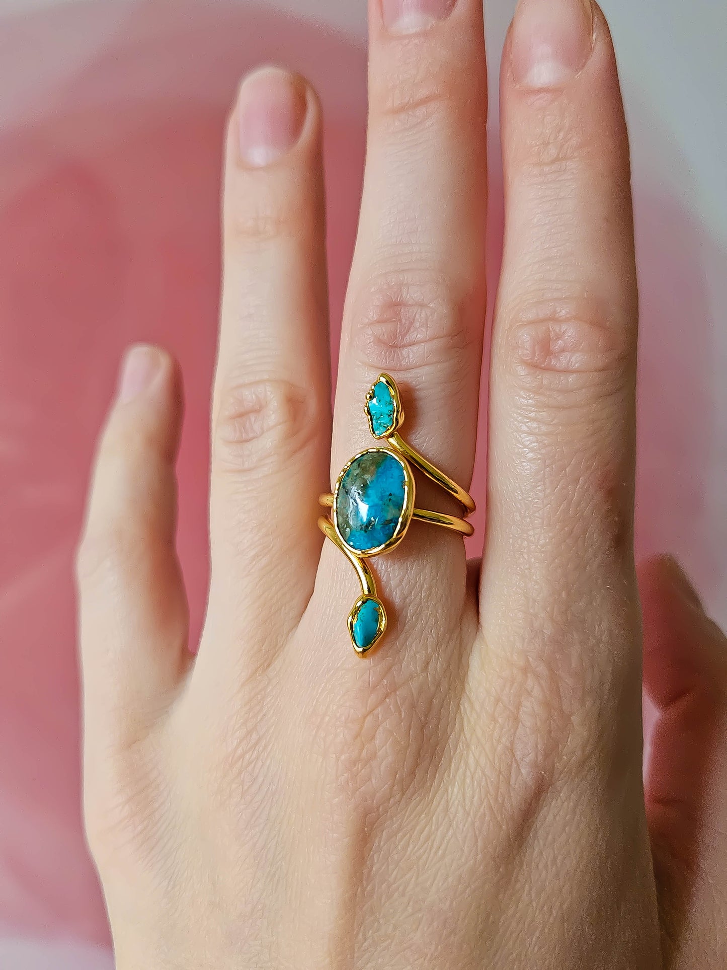 Bague serpent Turquoise
