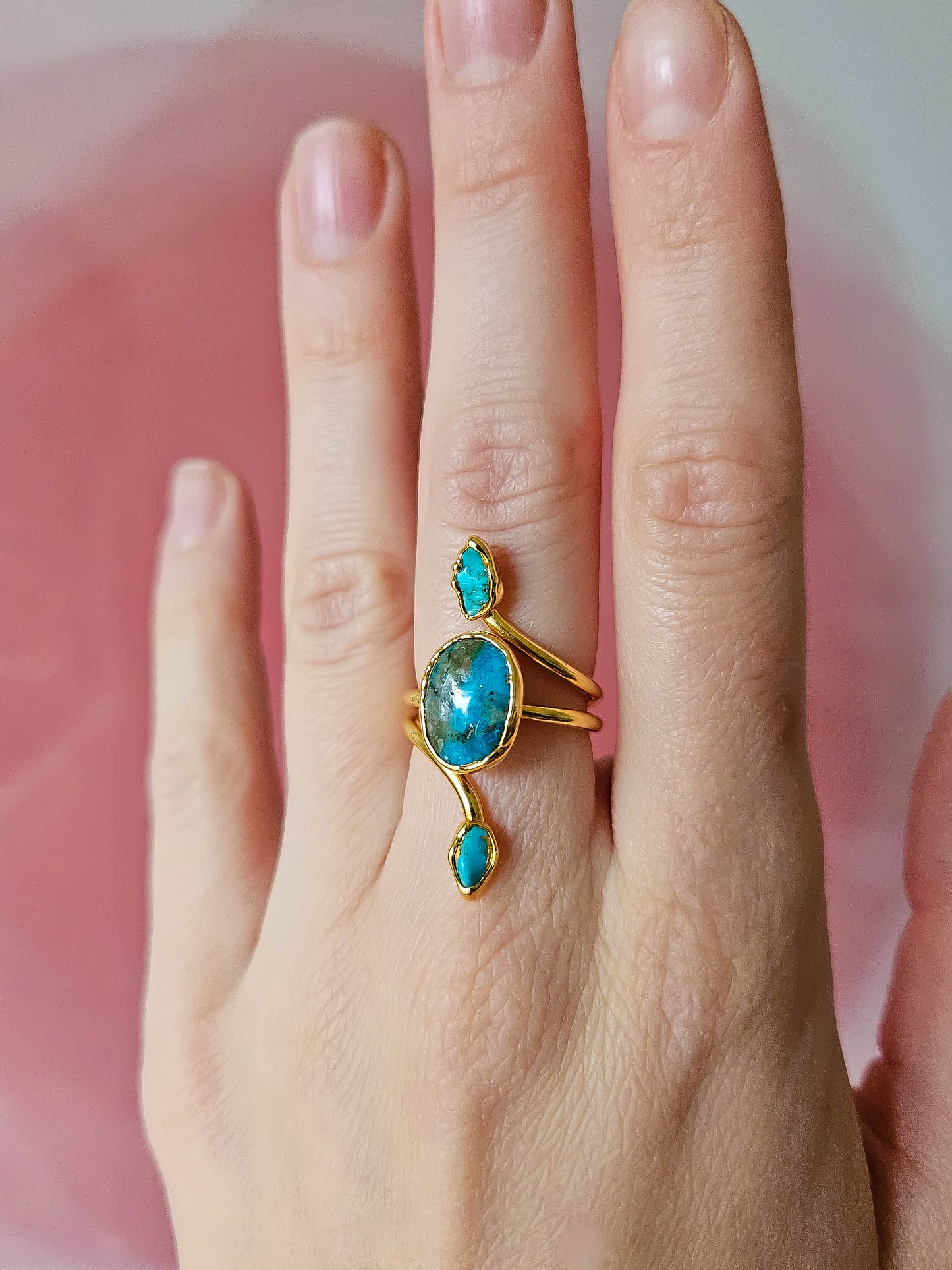 Bague serpent Turquoise