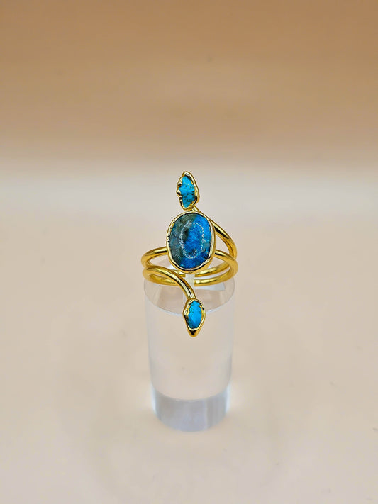 Bague serpent Turquoise