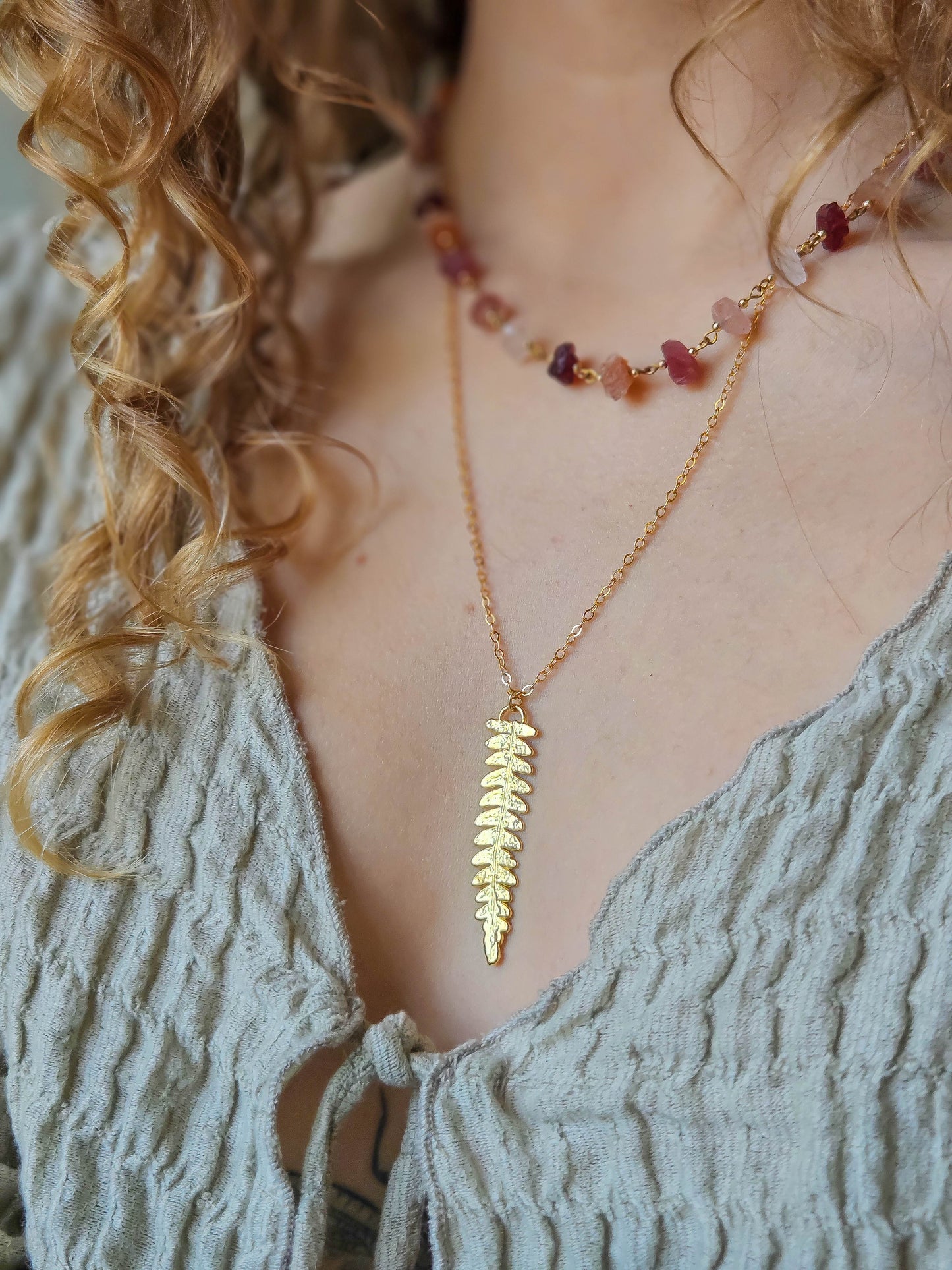 Véritable fougère figée