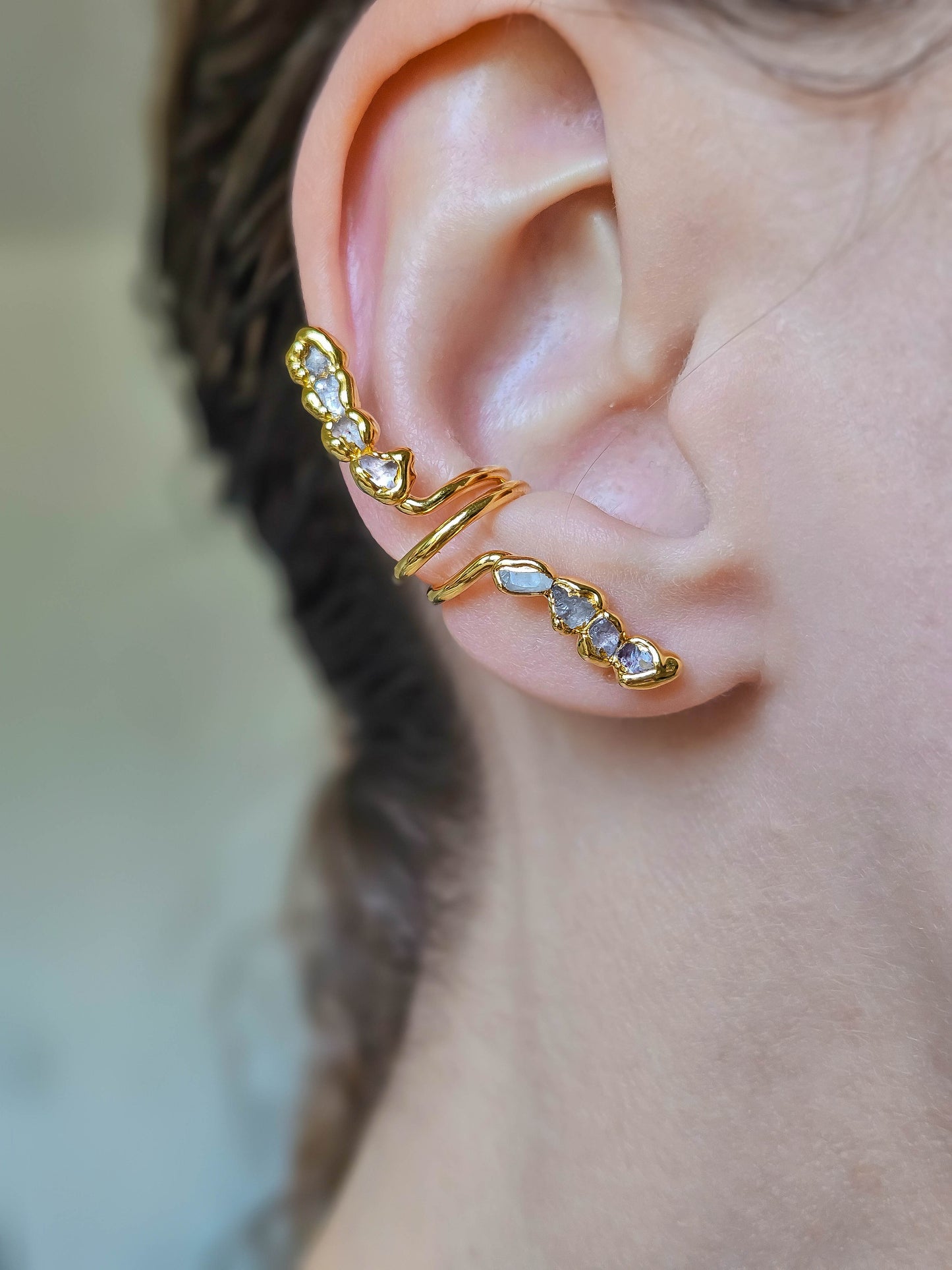 Earcuffs dorés