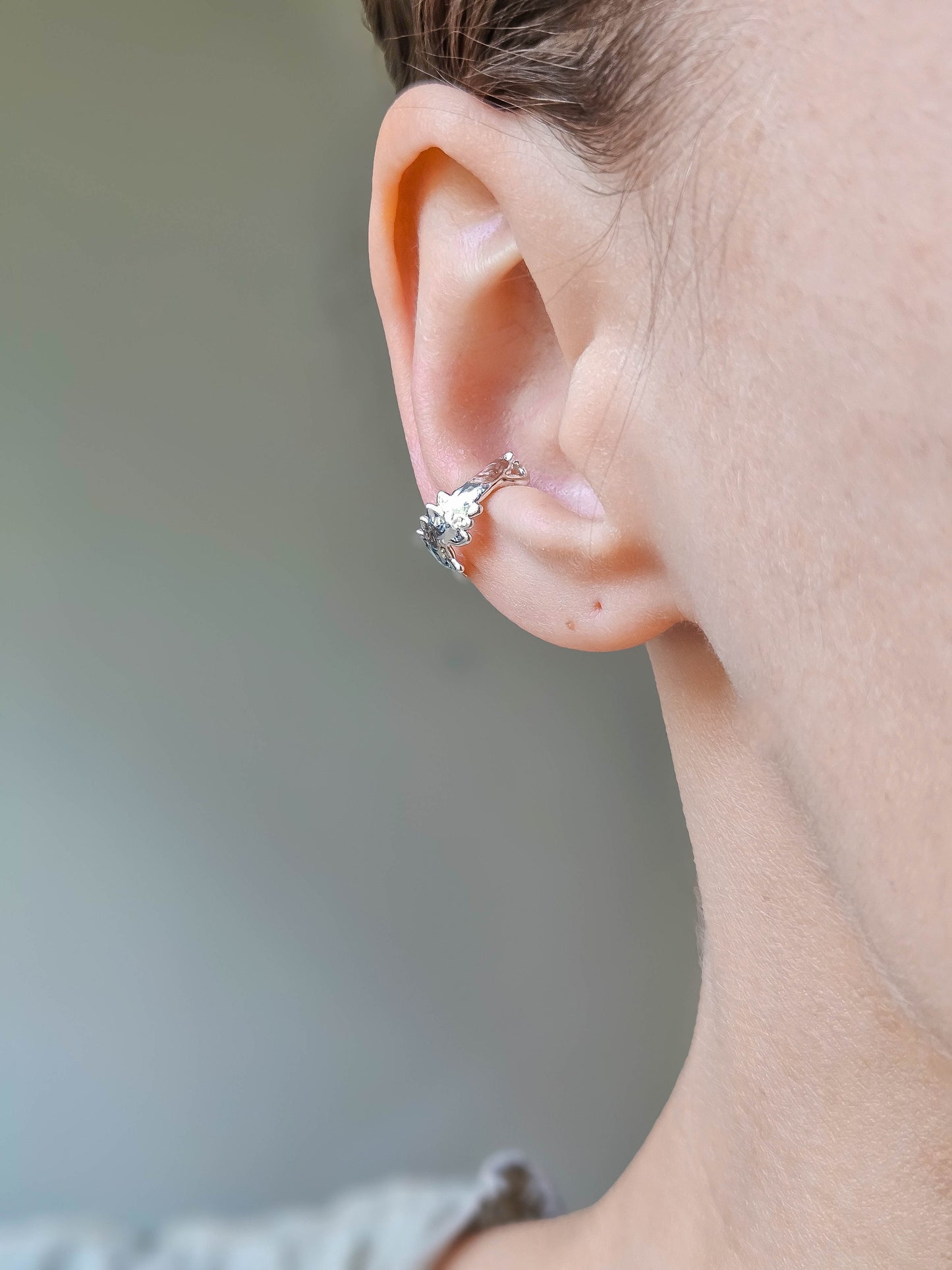 Earcuffs argentés
