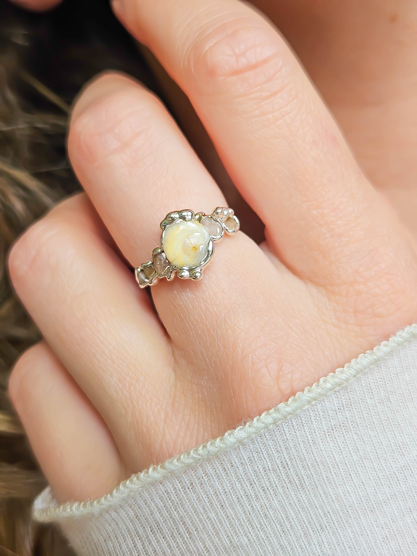 Bague Sainte lucie, argent