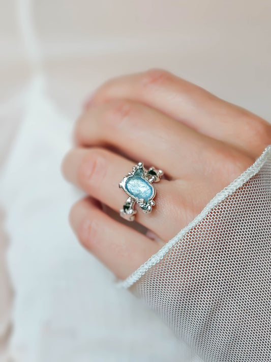 Bague Corail, Argent