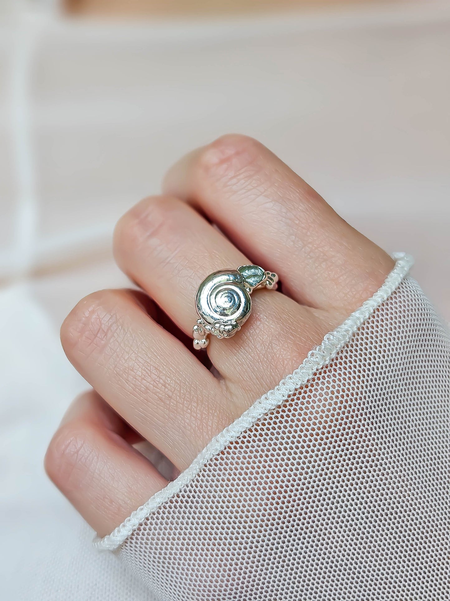 Bague Coquillage, Argent