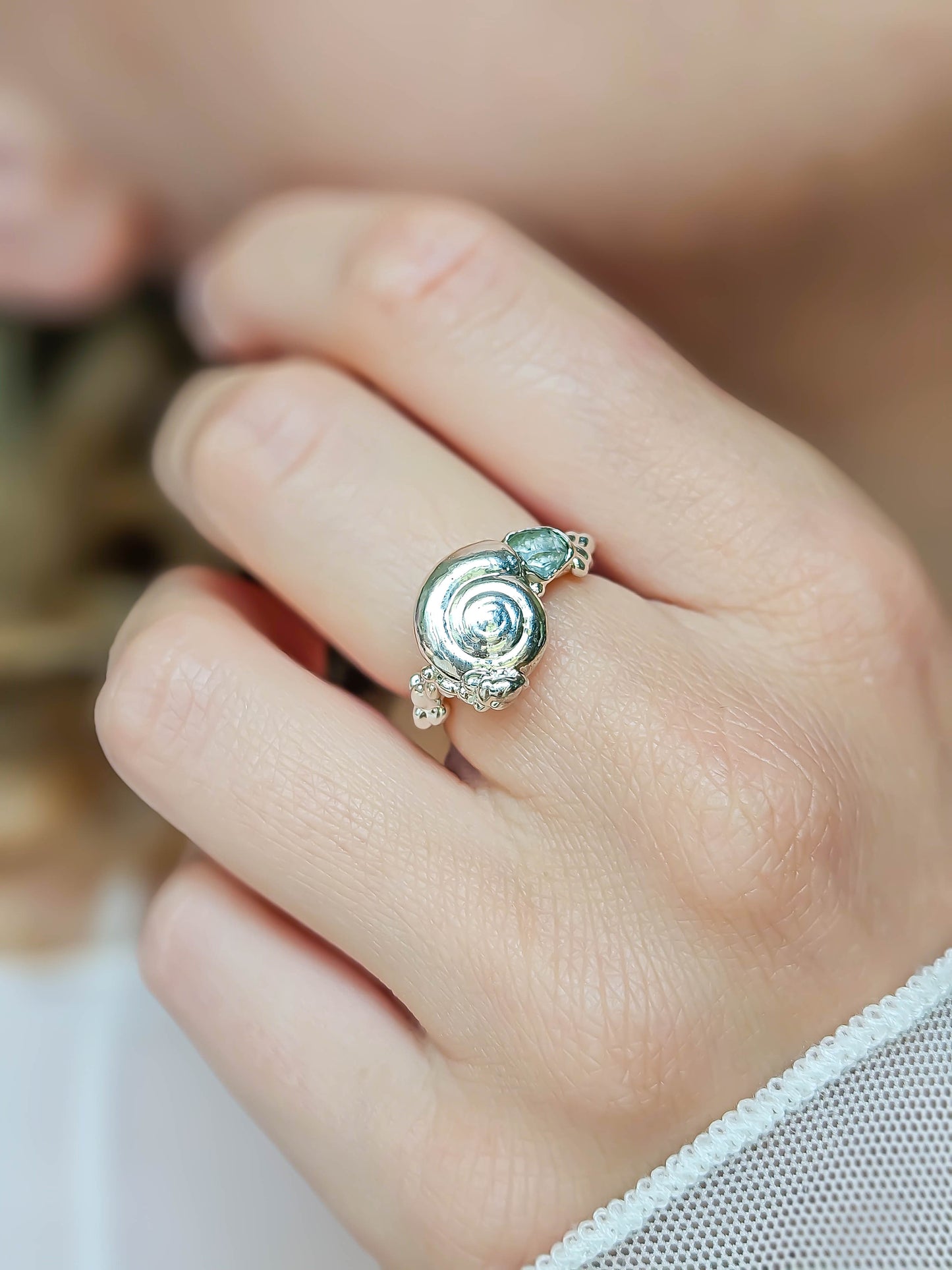 Bague Coquillage, Argent