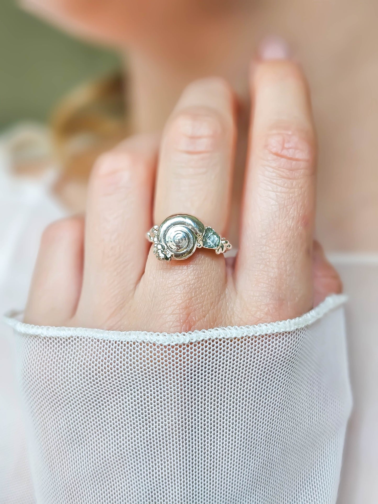 Bague Coquillage, Argent