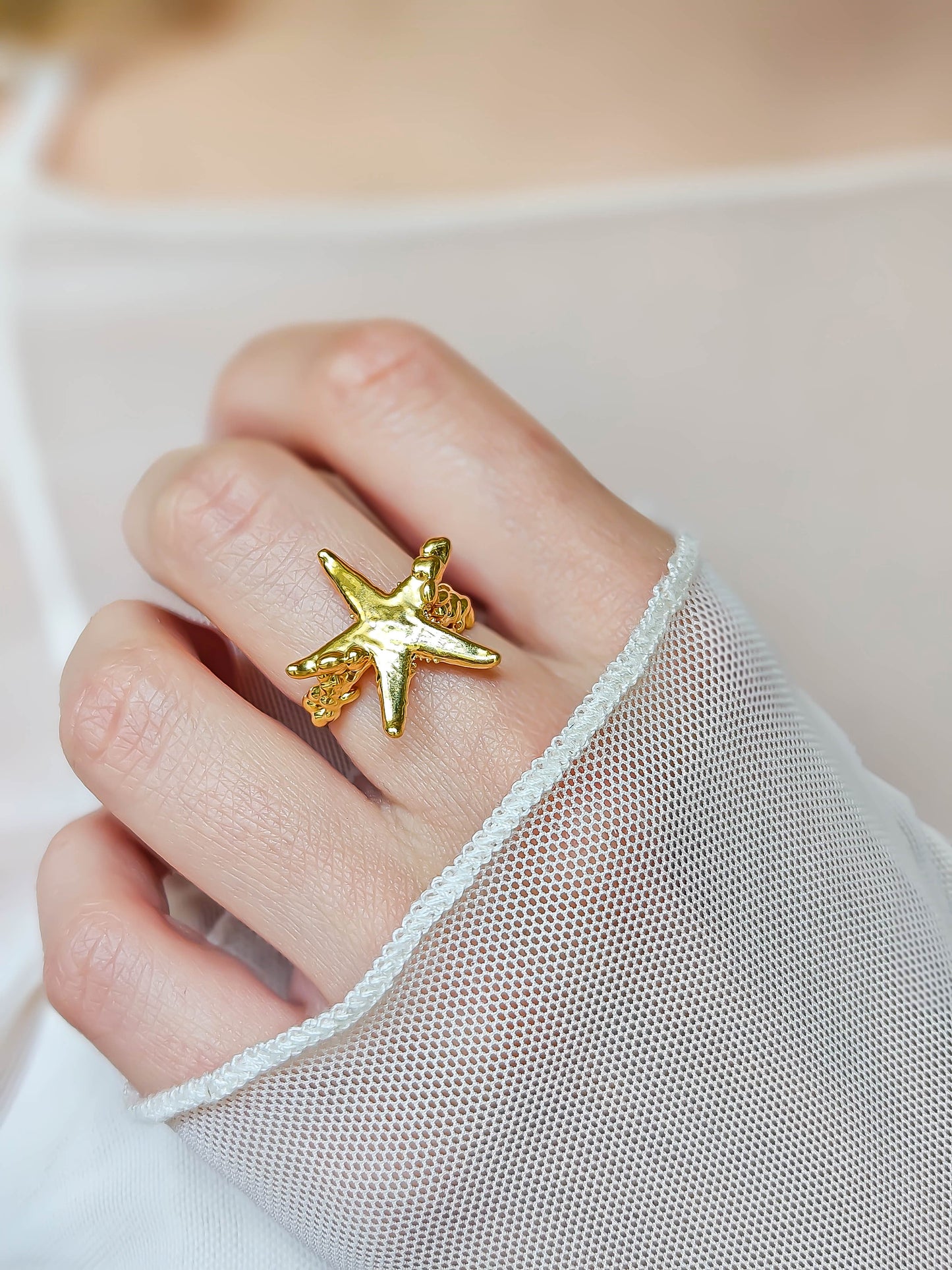 Bague Etoile, Or