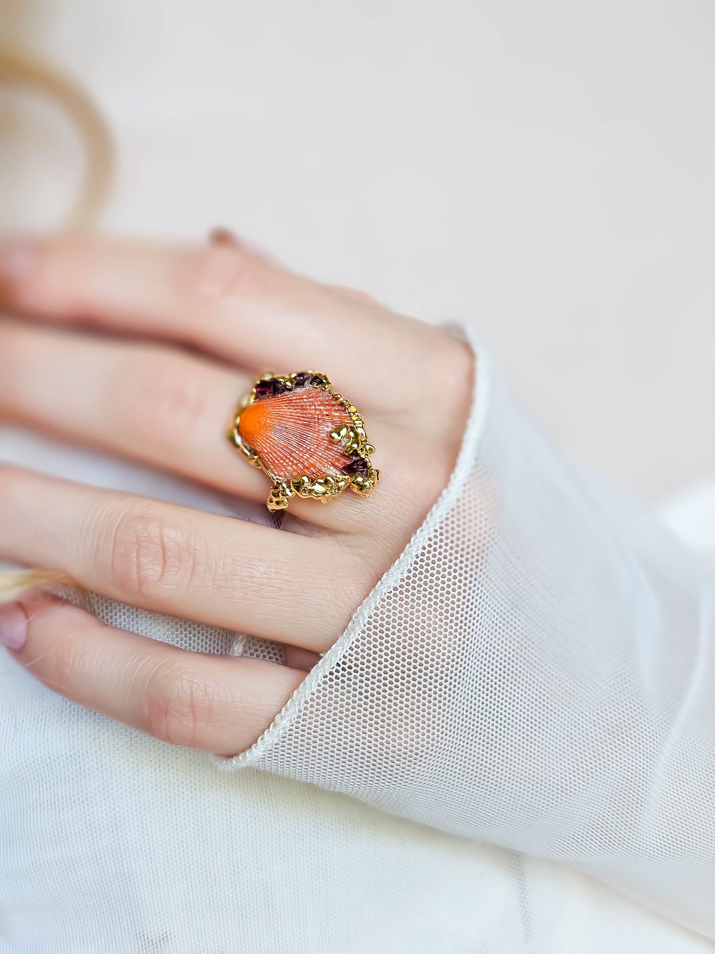 Bague Récif (imparfaite), or