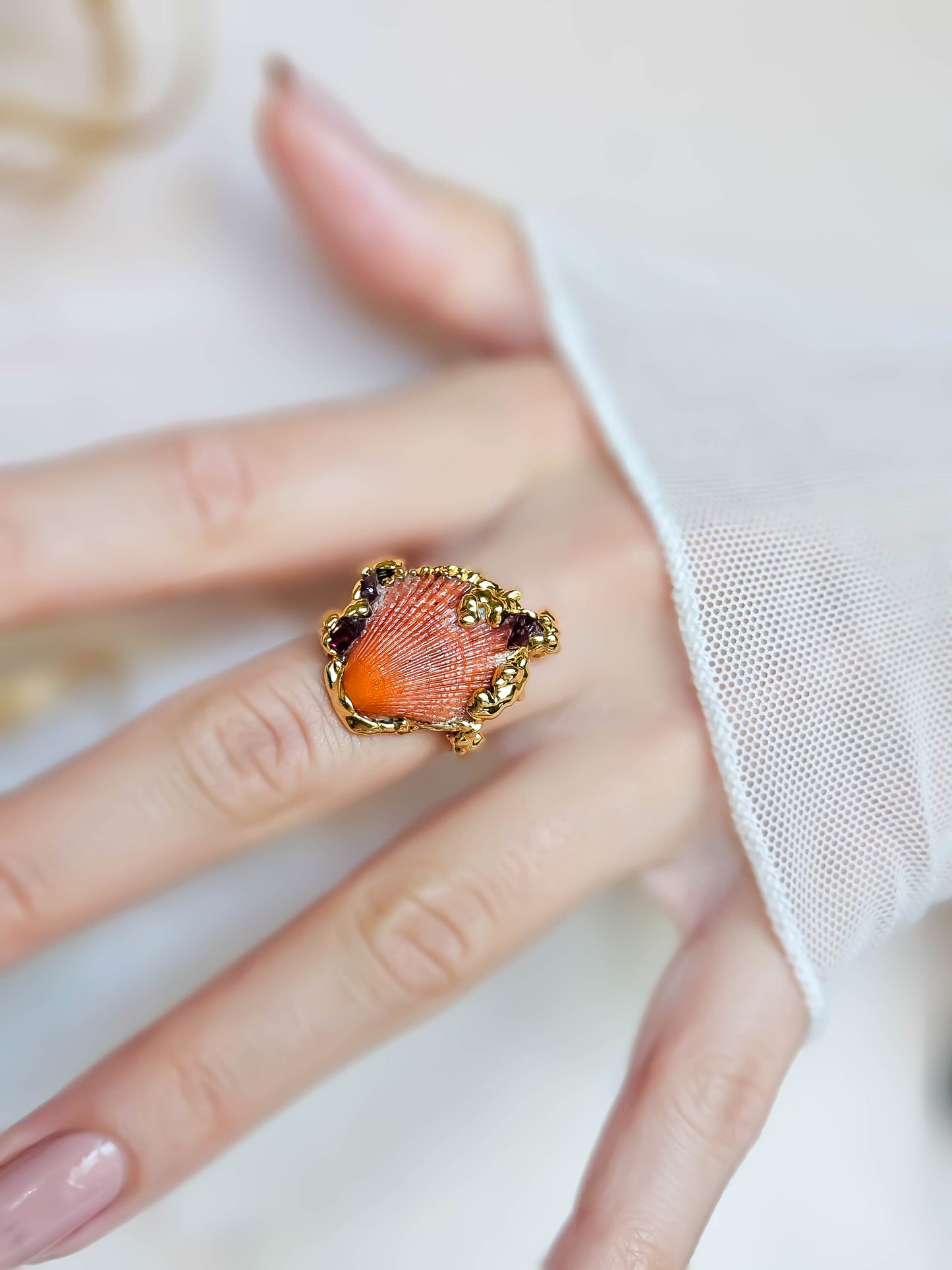 Bague Récif (imparfaite), or