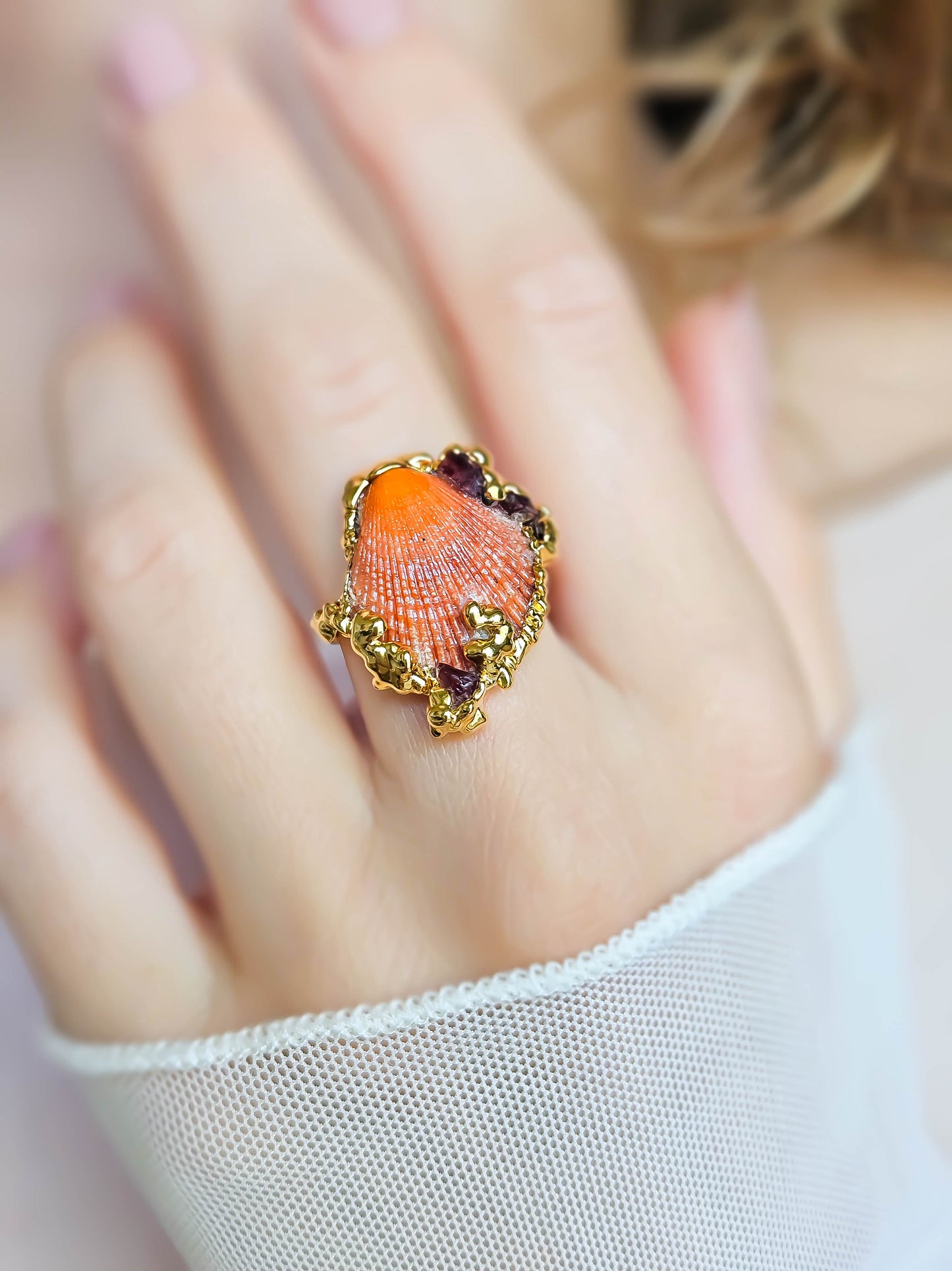 Bague Récif (imparfaite), or
