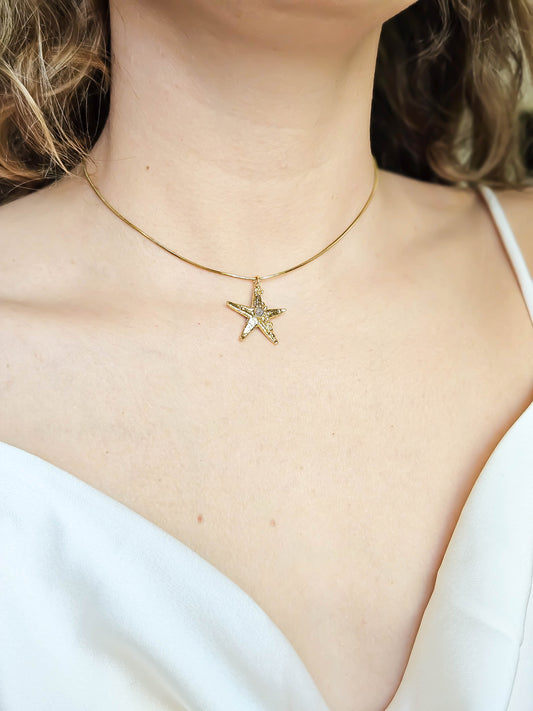 Ras du cou Etoile, Or