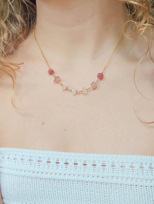 Ras du cou vitaminé, rose