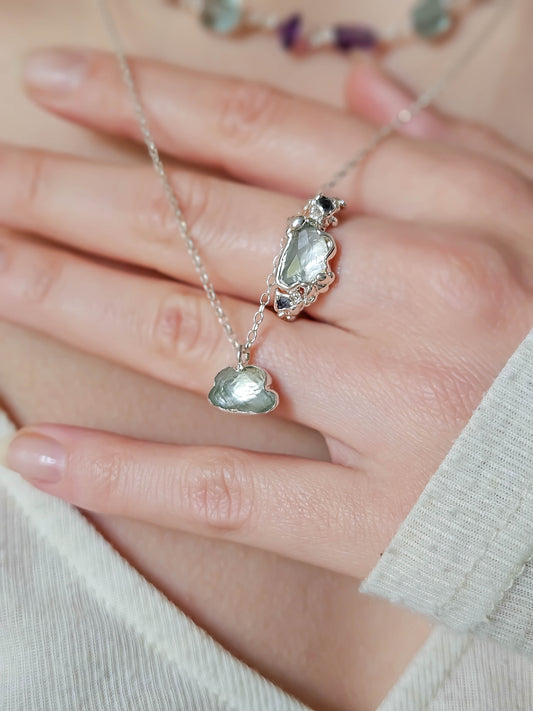 Collier nuage, Argent