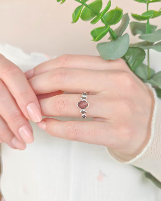 Bague Horizon, Argent