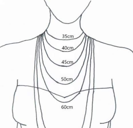 Collier 7 pierres brutes