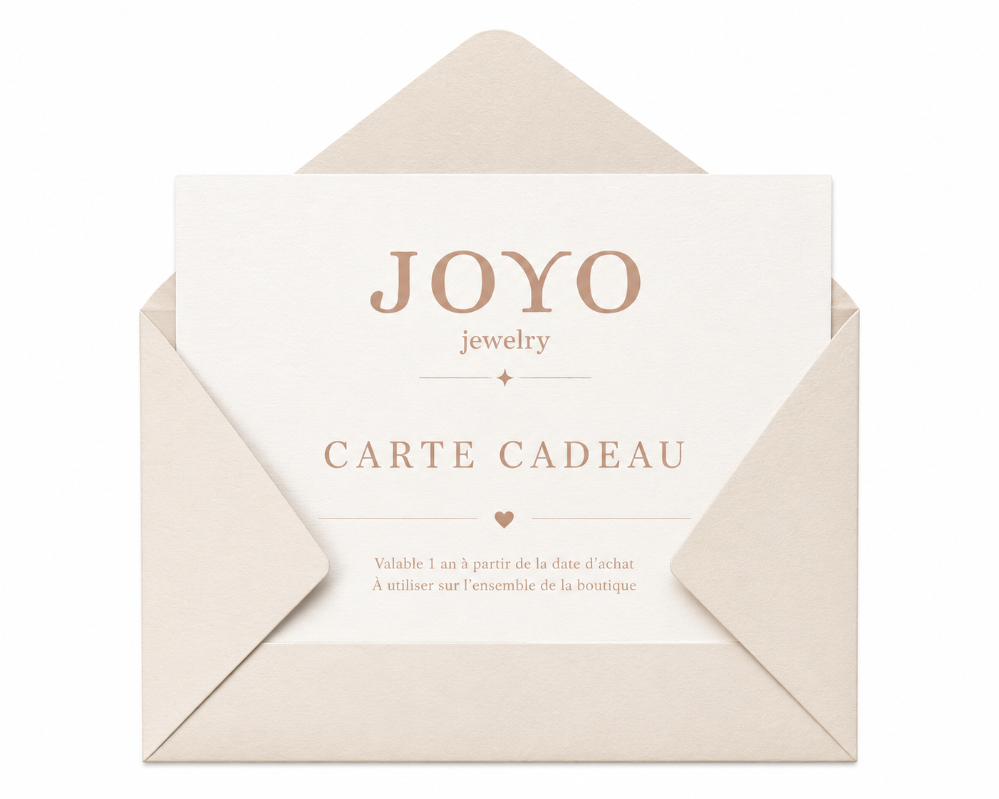 Carte cadeau JOYO