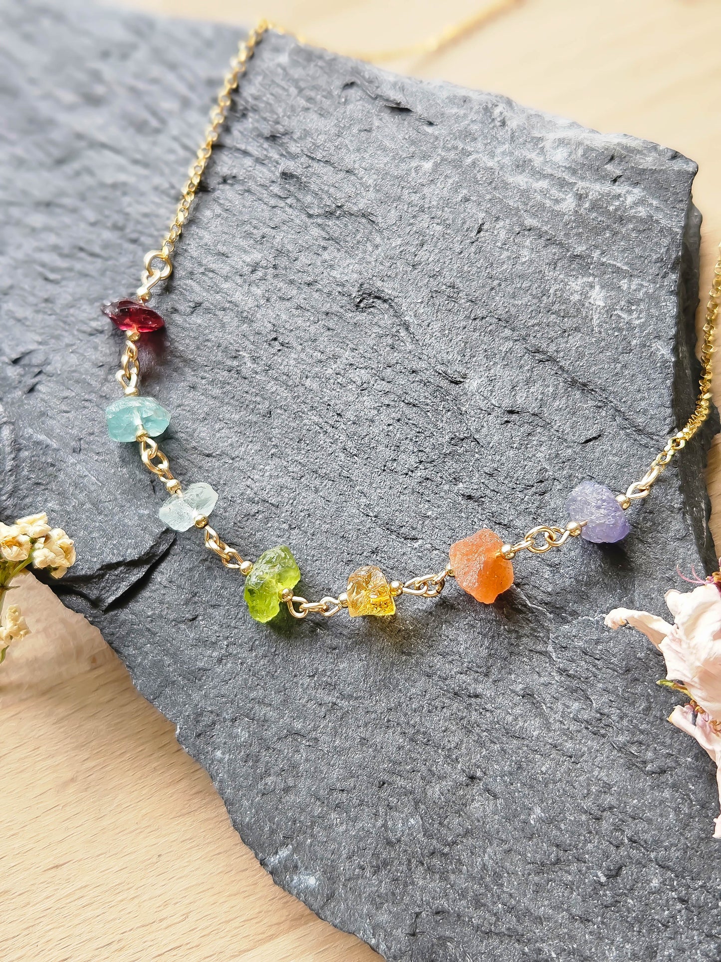 Collier ras-de-cou en perles brutes naturelles personnalisable – JOYO Jewelry