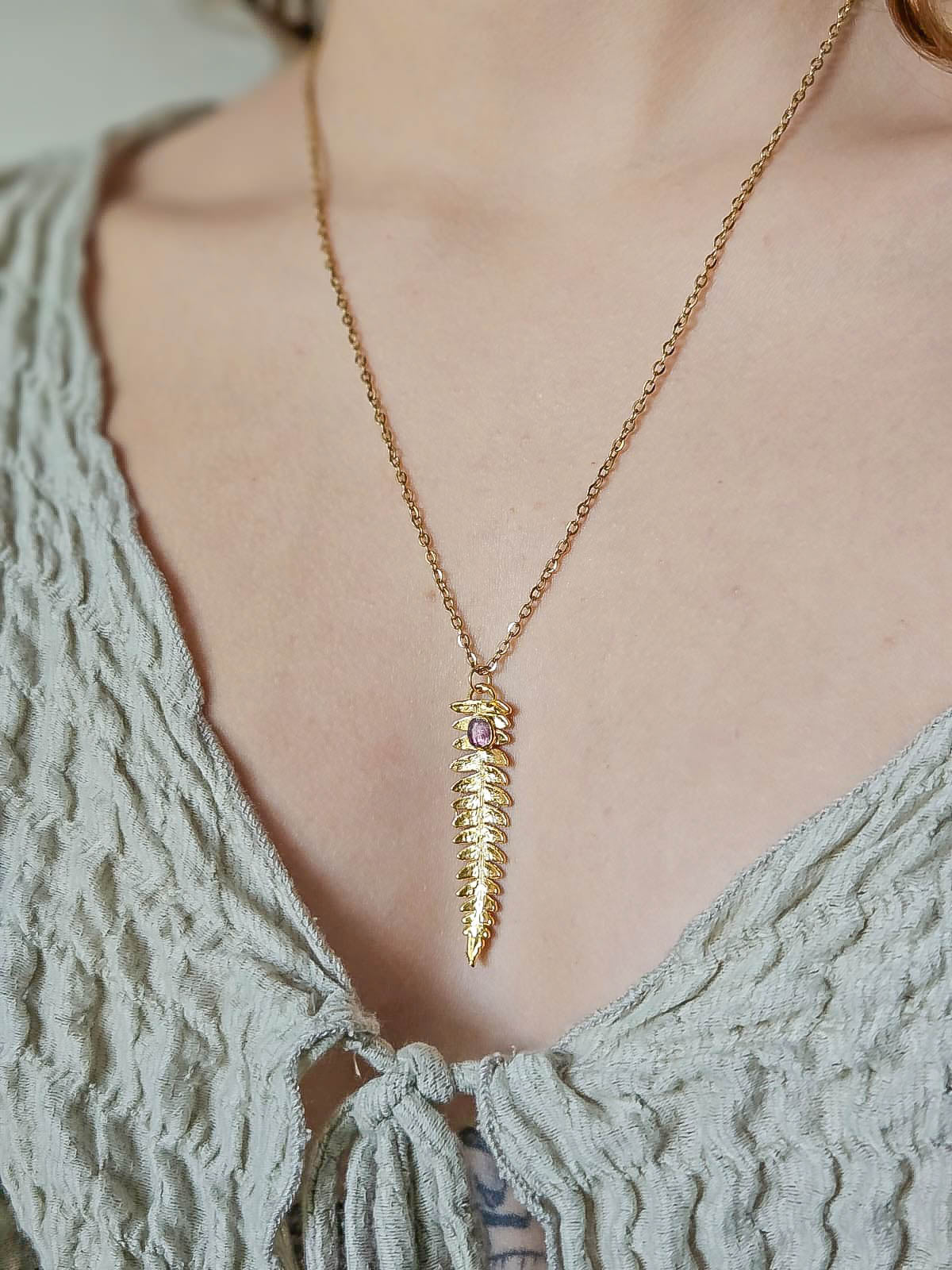 Fougères Tourmalines dorées