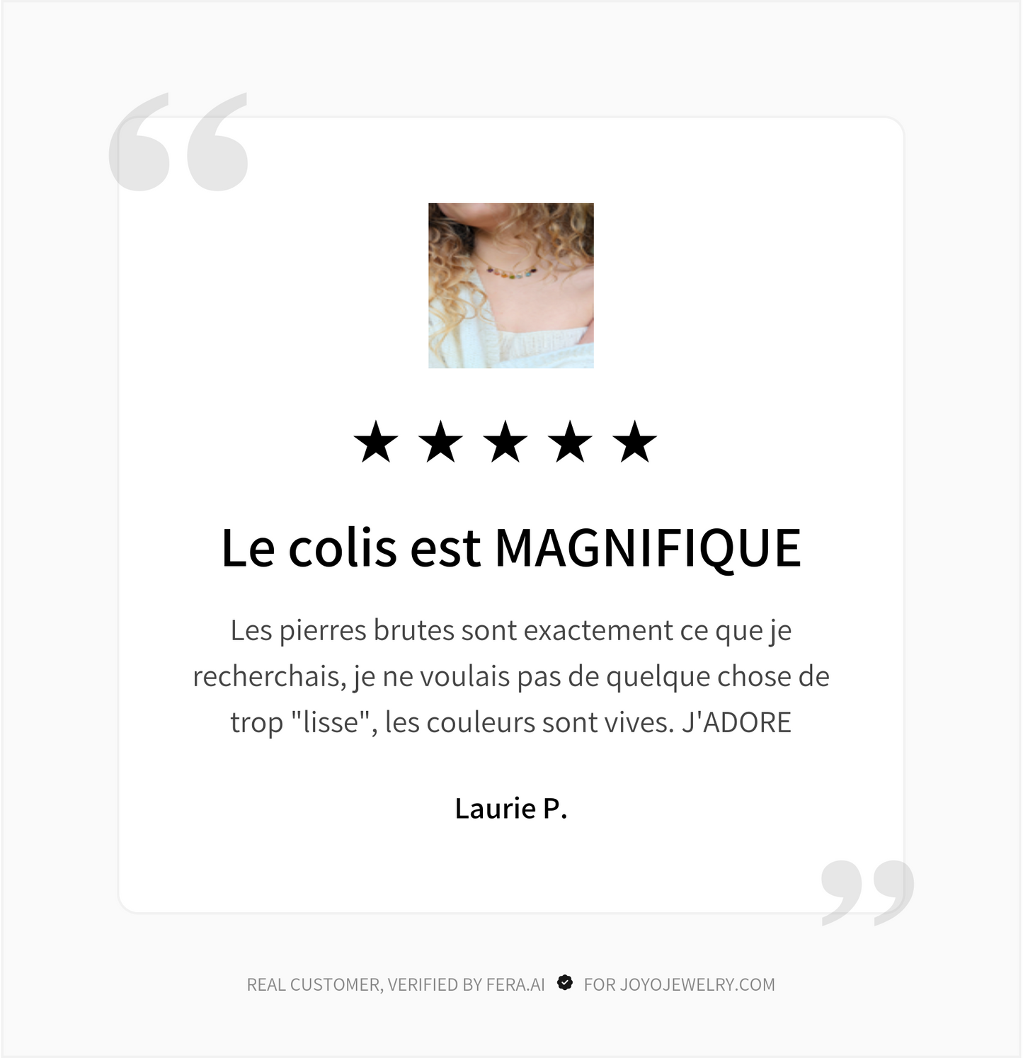 Collier 7 pierres brutes