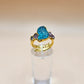 Bague Apatite et Tourmaline rose