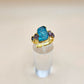 Bague Apatite et Tourmaline rose