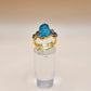 Bague Apatite et Tourmaline rose