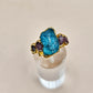 Bague Apatite et Tourmaline rose