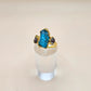 Bague Apatite et Tourmaline rose