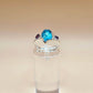 Bague Apatite et Tourmaline rose