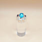 Bague Apatite et Tourmaline rose