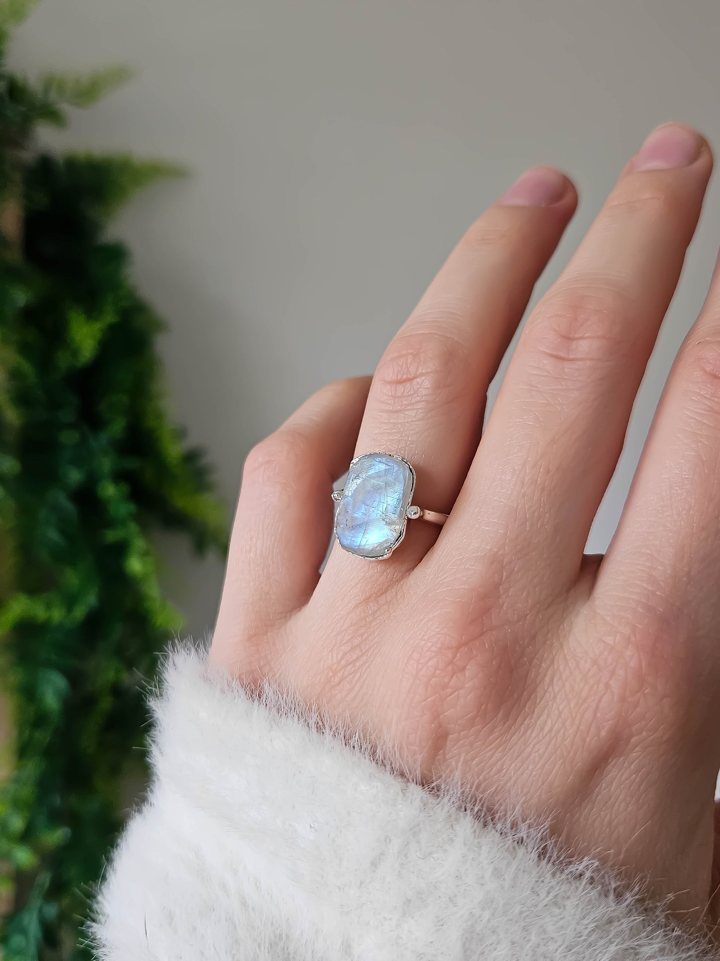 Bague Pierre de lune T49