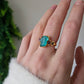 Bague Apatite et Tourmaline rose