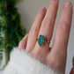 Bague Apatite et Tourmaline rose