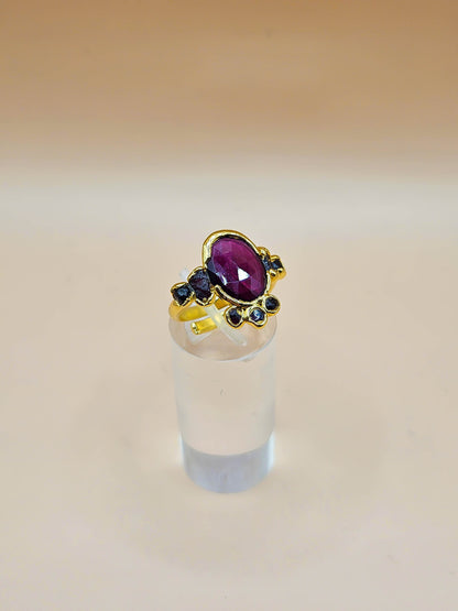 Bague en grenat