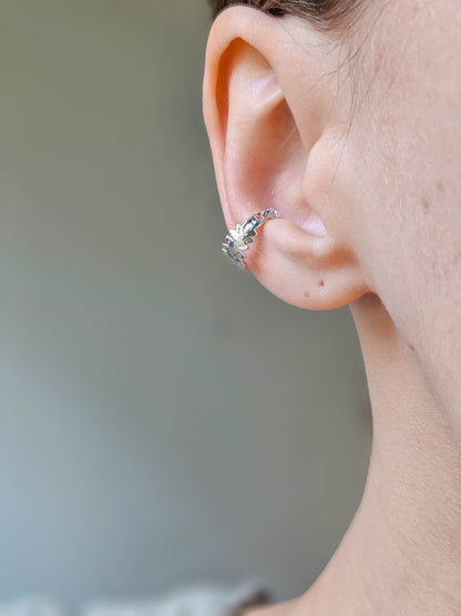 Earcuffs argentés