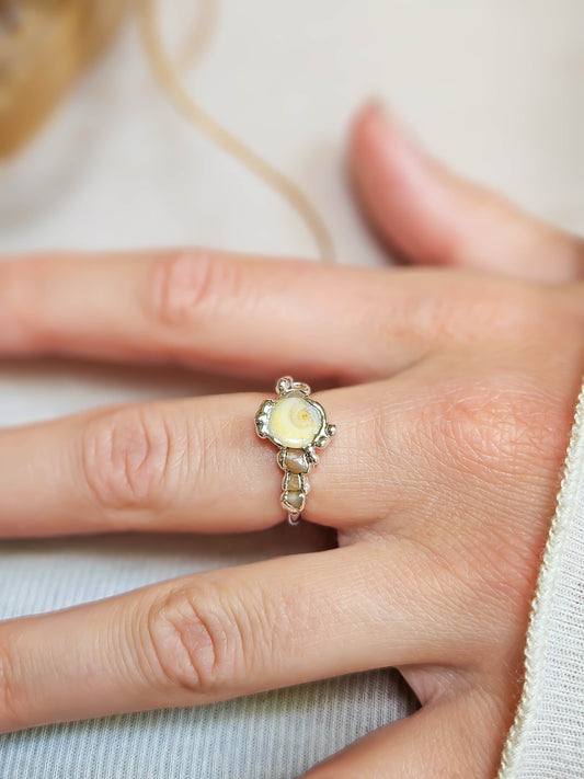 Bague Sainte lucie, argent