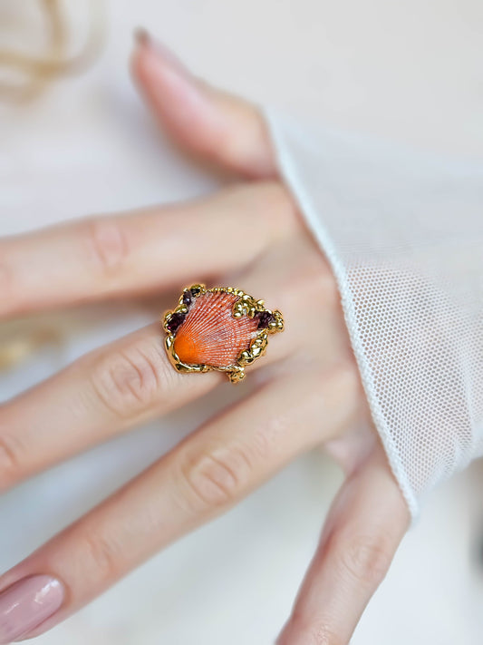 Bague Récif (imparfaite), or