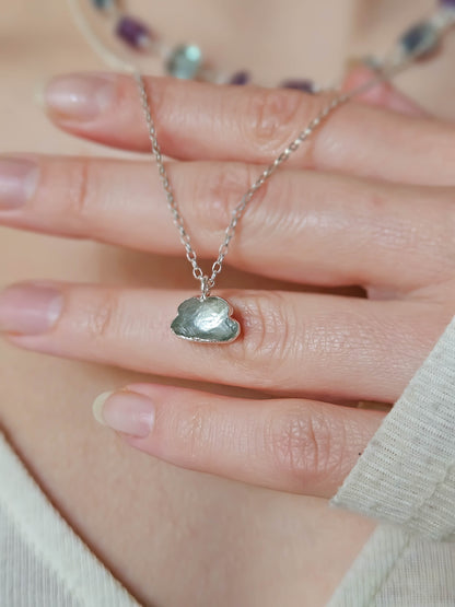 Collier nuage, Argent