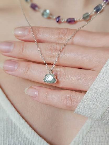 Collier nuage, Argent
