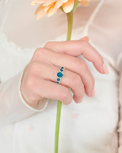 Bague Horizon, pierre ovale