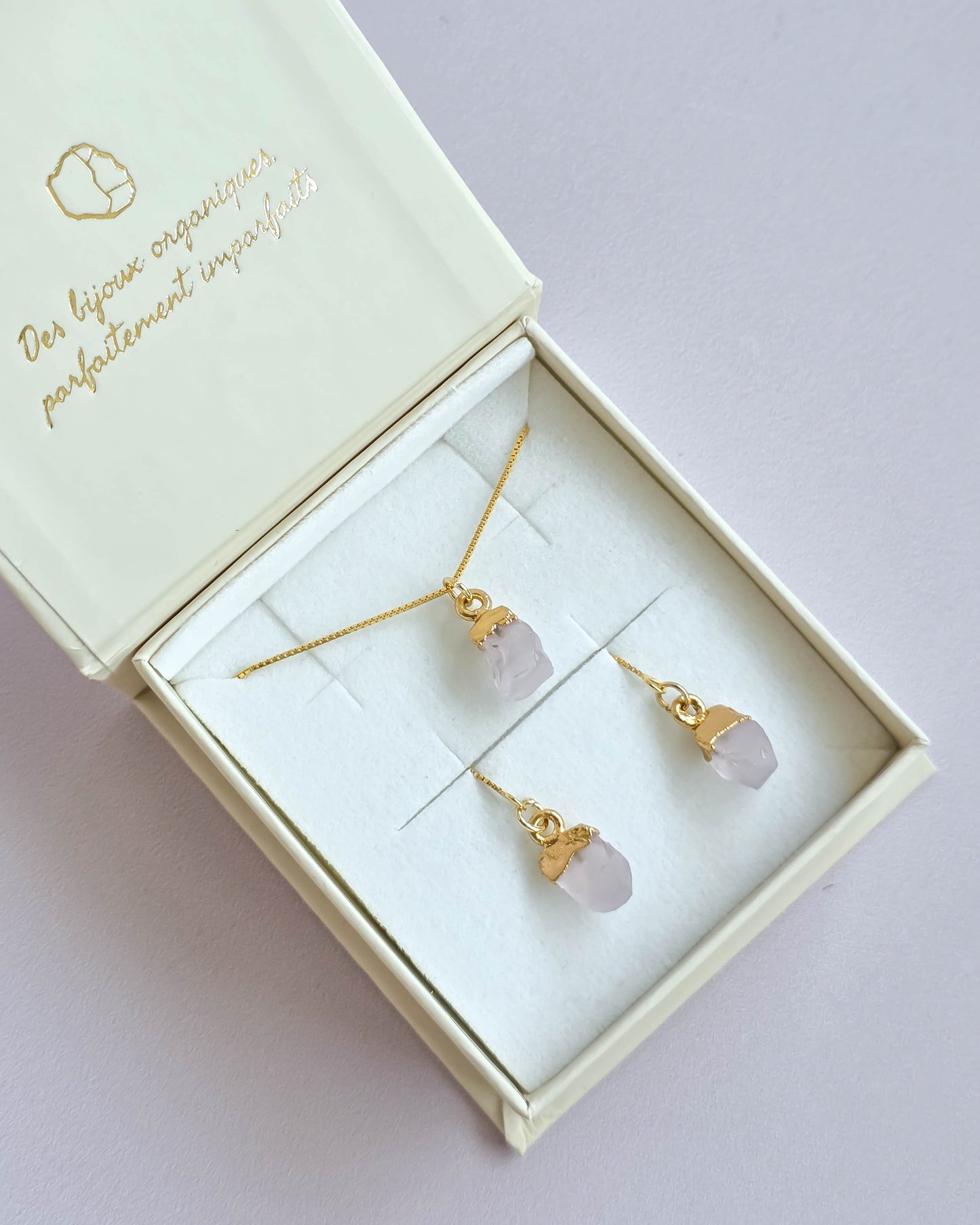 Parure signature ∣ Coffret 2 Bestsellers collier + boucles d'oreilles