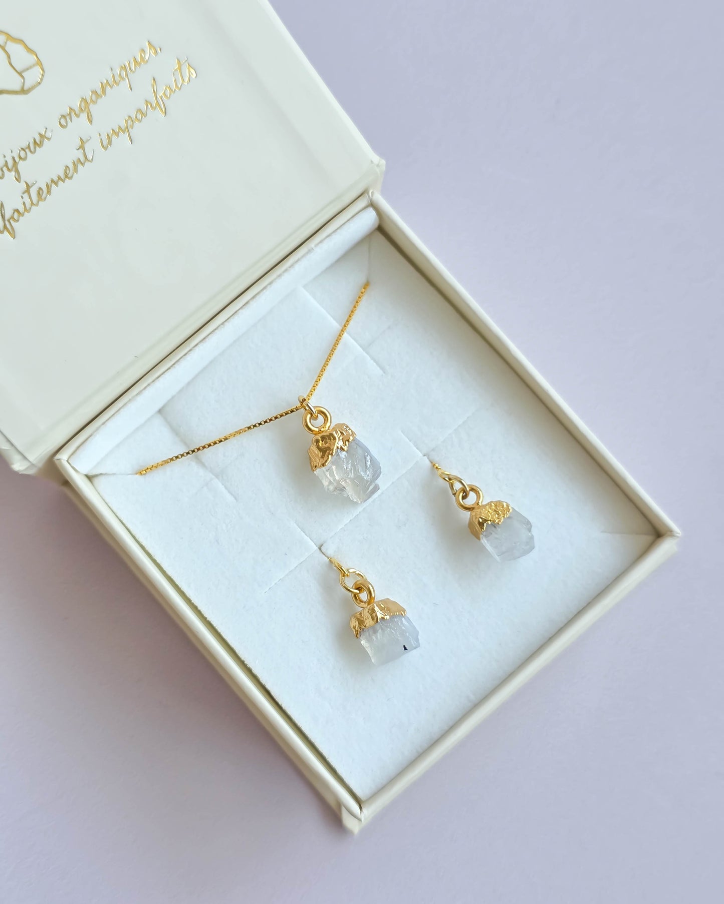 Parure signature ∣ Coffret 2 Bestsellers collier + boucles d'oreilles