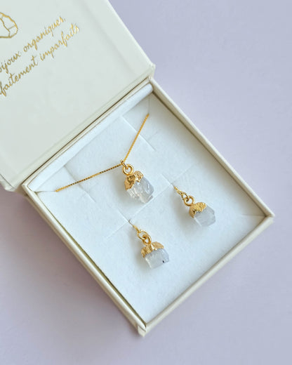 Parure signature ∣ Coffret 2 Bestsellers collier + boucles d'oreilles