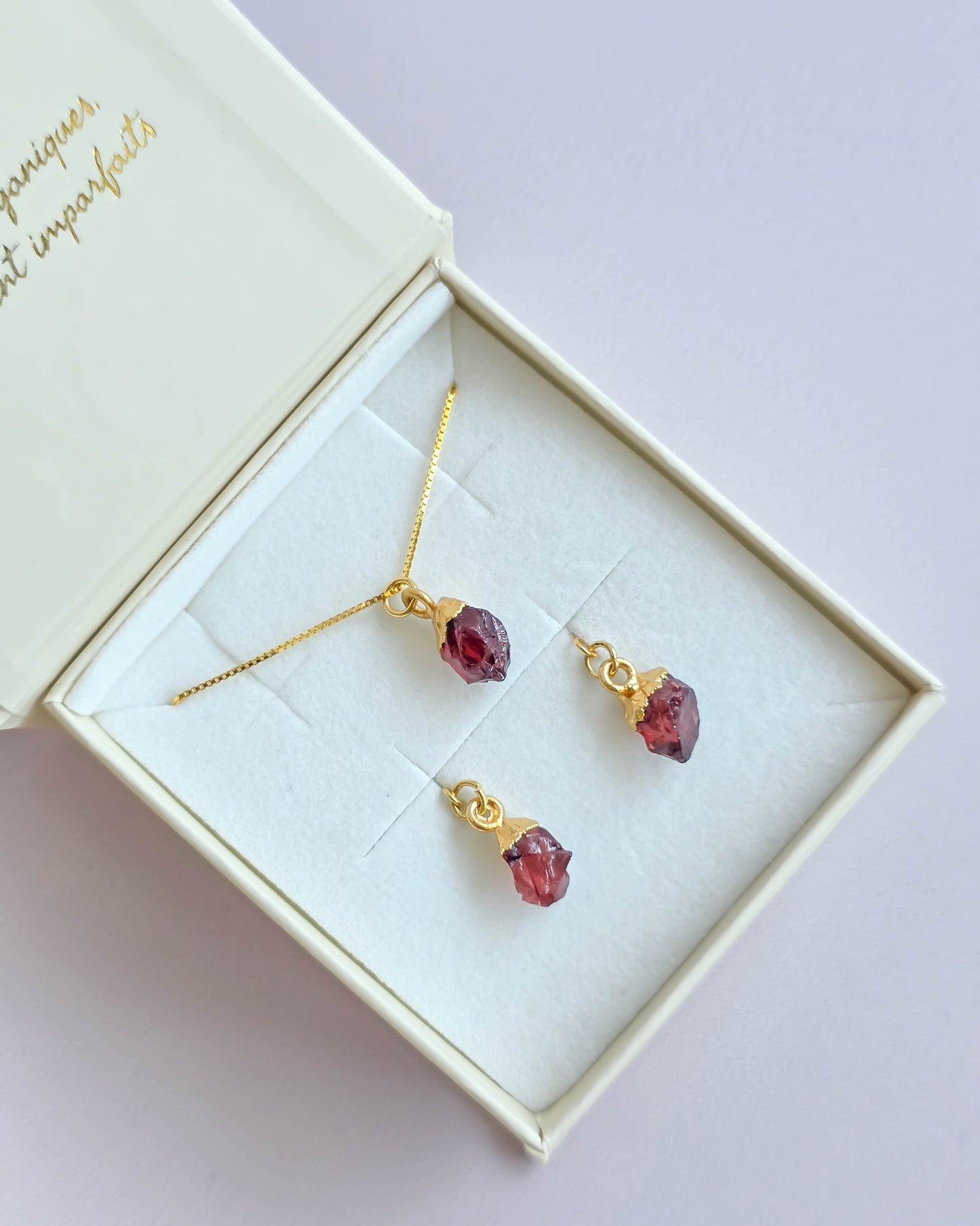 Parure signature ∣ Coffret 2 Bestsellers collier + boucles d'oreilles
