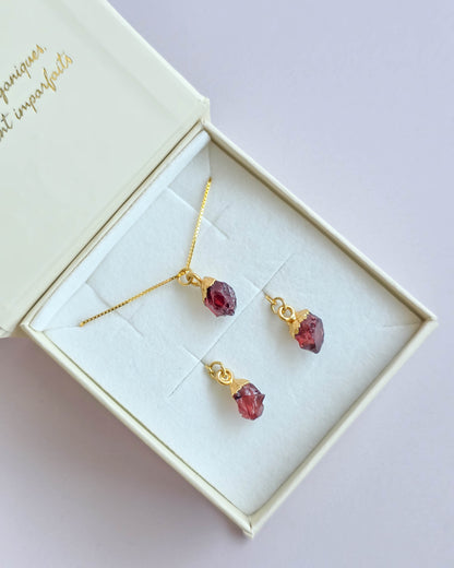 Parure signature ∣ Coffret 2 Bestsellers collier + boucles d'oreilles