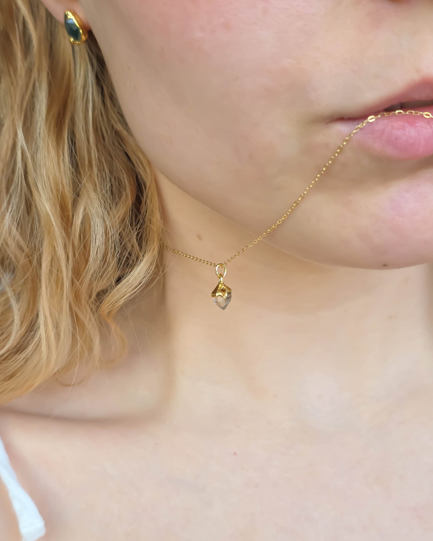 Pendentif Diamant Herkimer